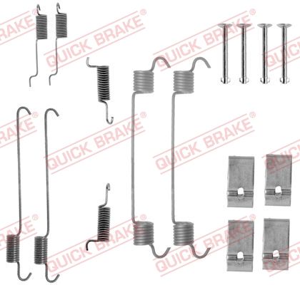 QUICK BRAKE Lisakomplekt, Piduriklotsid 105-0005